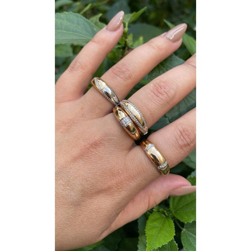 ANEL MISTO CRAVEJADO E LISO