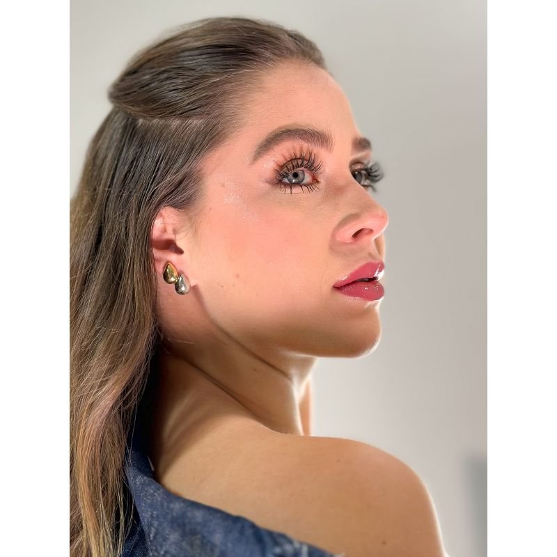 BRINCO MEIA GOTA LISA