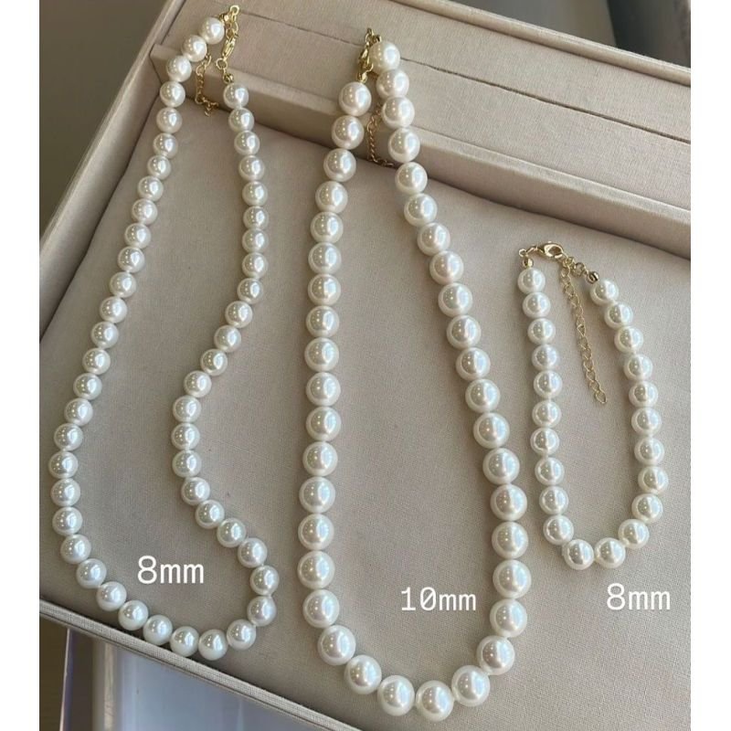 PULSEIRA PEROLA SHELL 8MM